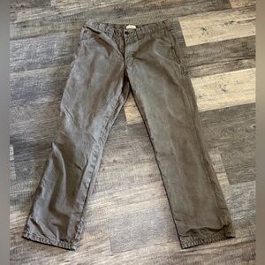 Men's Fleece Lined Gray Cargo Pants